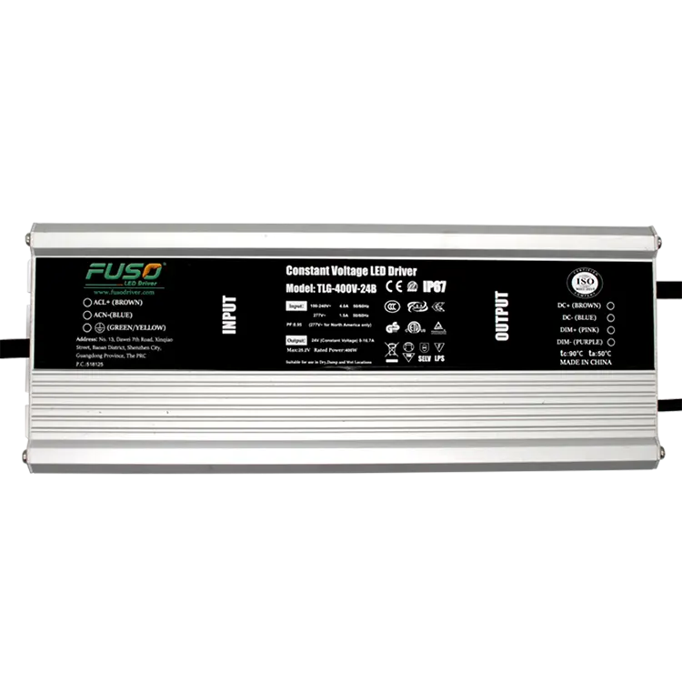 높은 PF 24V 400W 정전압 LED 드라이버란 무엇이며 왜 중요한가요?