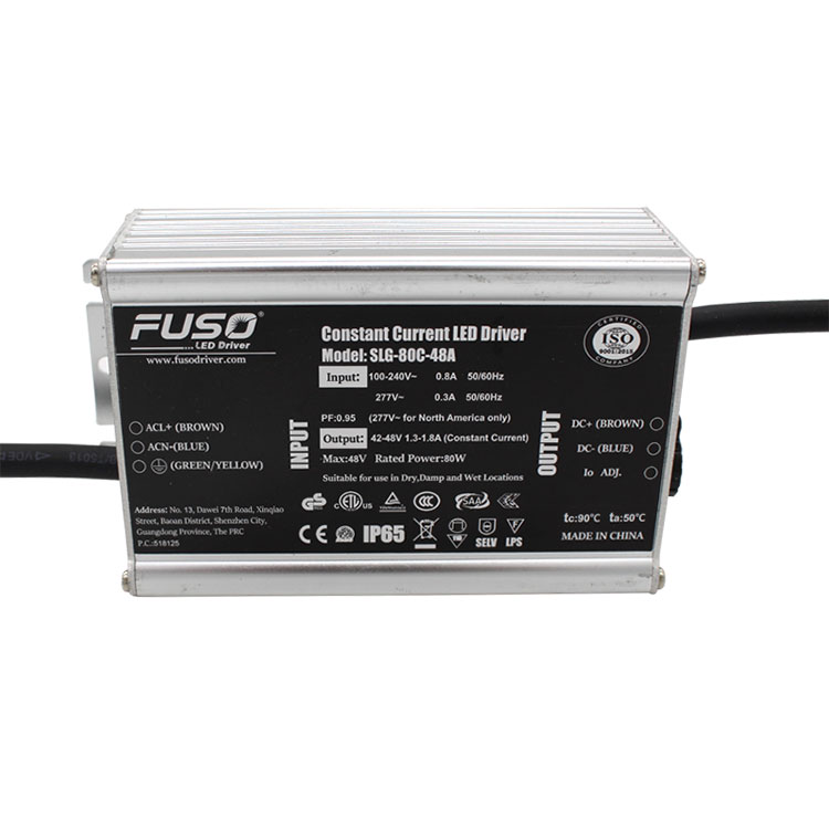 80W 정전류 LED 드라이버는 조명 성능과 신뢰성을 어떻게 향상합니까?