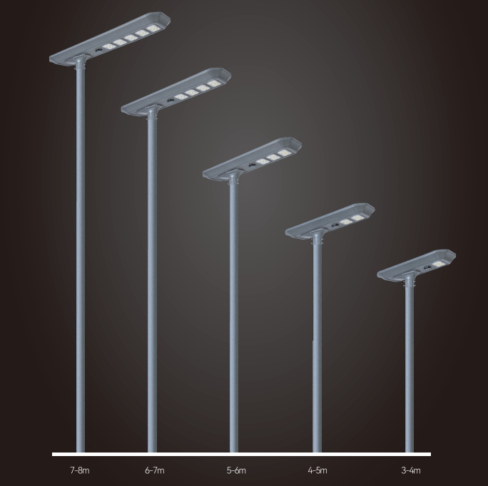 40w all in one solar street light